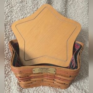 Longaberger Star Basket with Lid